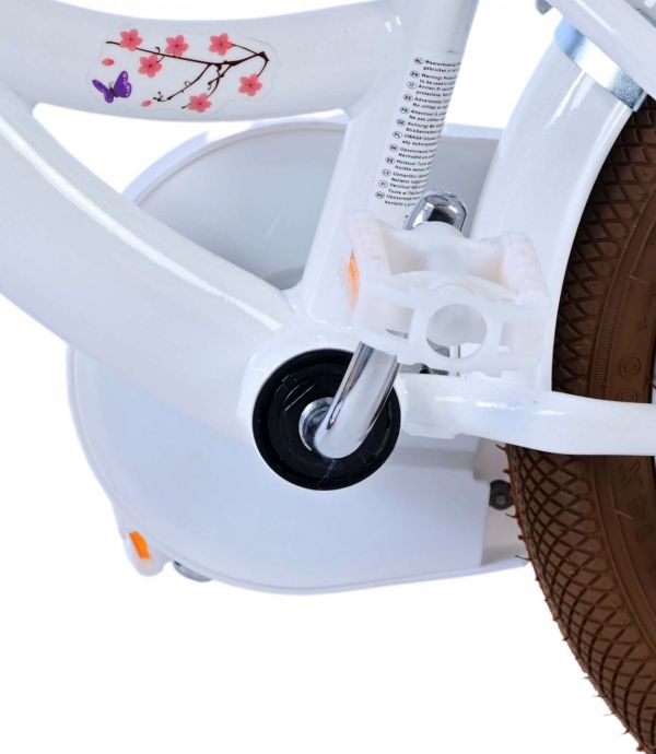 Volare Blossom Kinderfiets - Meisjes - 14 inch - Wit