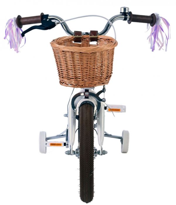 Volare Blossom Kinderfiets - Meisjes - 14 inch - Wit