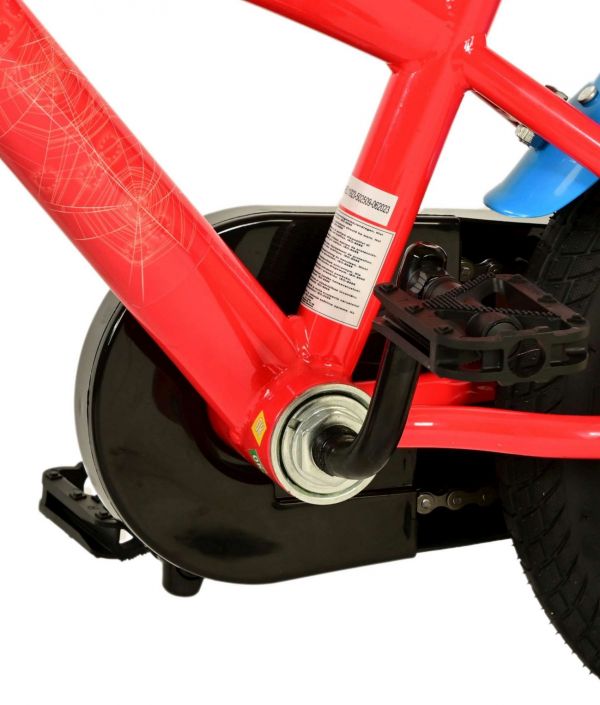 Spider-Man Kinderfiets - Jongens - 12 inch - Blauw/Rood