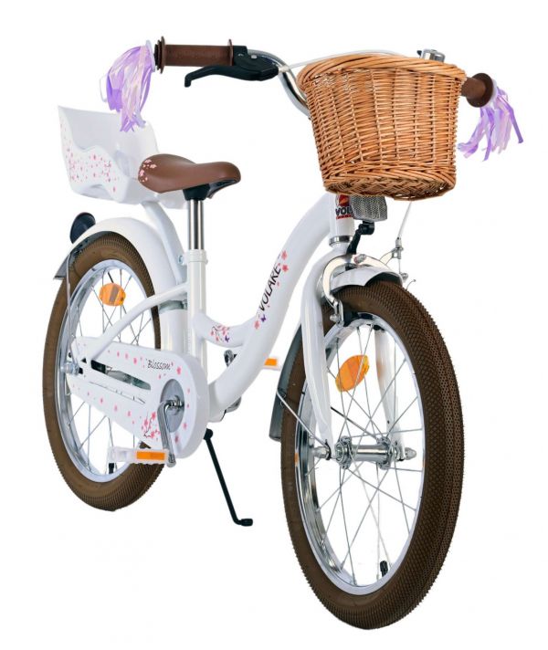 Volare Blossom Kinderfiets - Meisjes - 18 inch - Wit