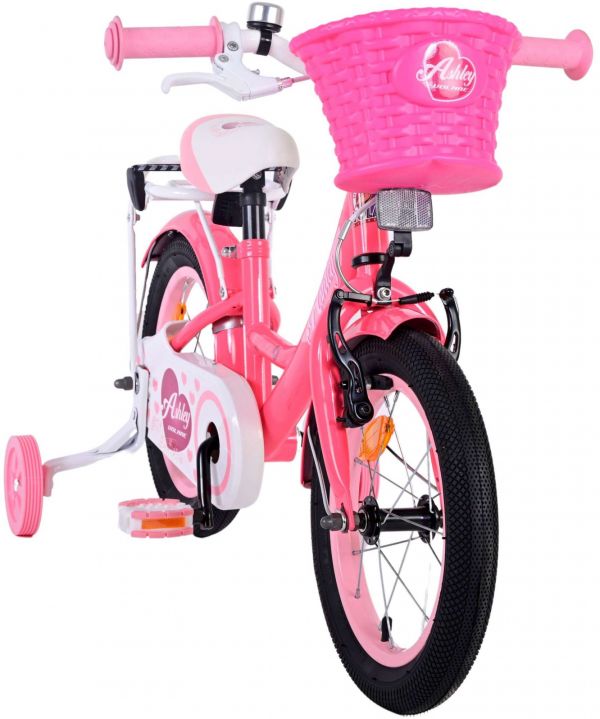 Volare Ashley Kinderfiets - Meisjes - 14 inch - Roze/Rood