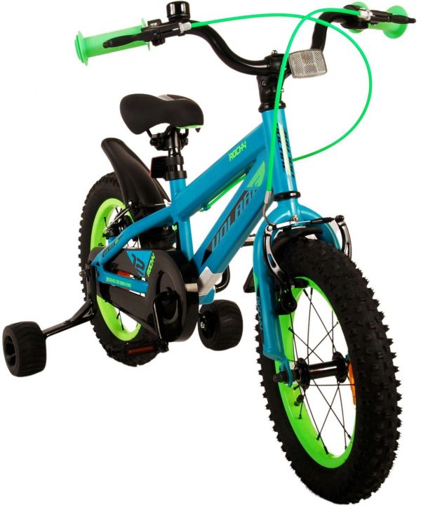 Volare Rocky Kinderfiets - Jongens - 14 inch - Groen - Twee handremmen