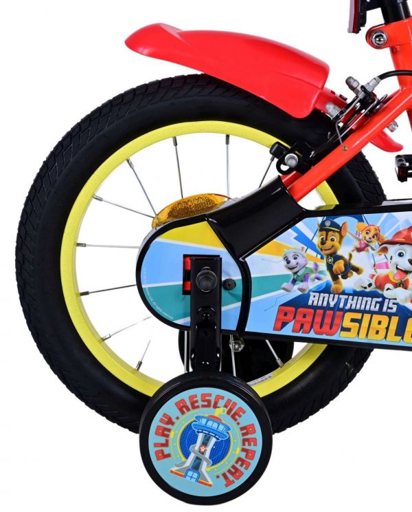 Paw Patrol Kinderfiets - Jongens - 14 inch - Twee handremmen