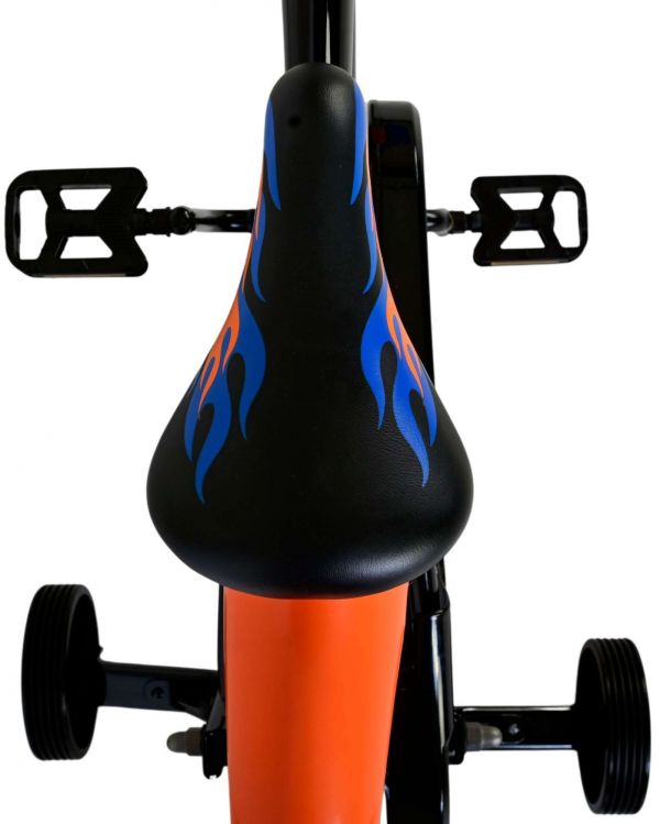 Hot Wheels Kinderfiets - Jongens - 16 inch - Zwart Oranje Blauw