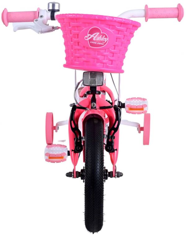 Volare Ashley Kinderfiets - Meisjes - 12 inch - Rood/Roze