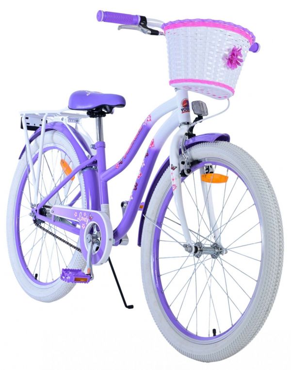 Volare Lovely Kinderfiets - Meisjes - 24 inch - Paars