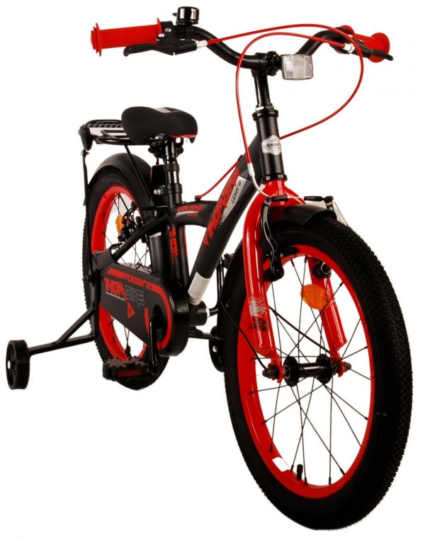 Volare Thombike Kinderfiets - Jongens - 18 inch - Zwart Rood - Twee handremmen