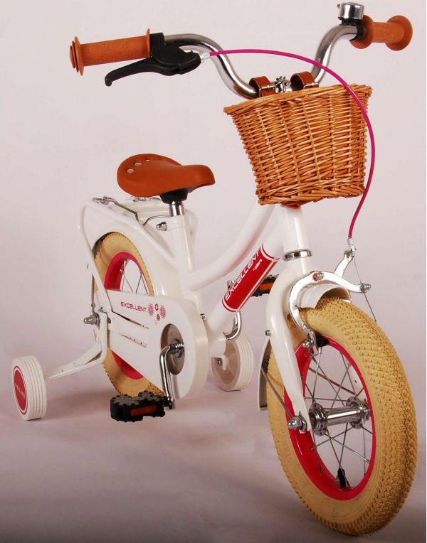 Volare Excellent Kinderfiets - Meisjes - 12 inch - Wit