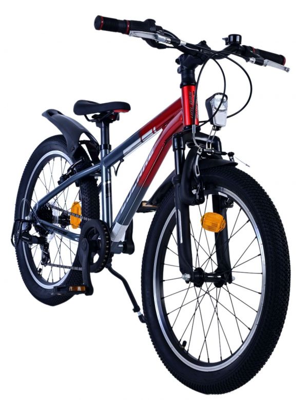 Volare XC Race Kinderfiets - 20 inch - 7 speed - Rood/Grijs