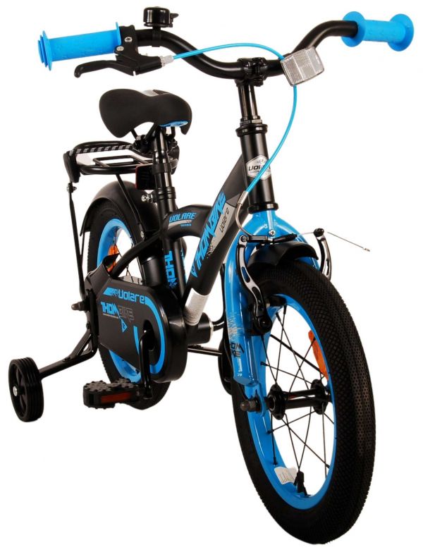 Volare Thombike Kinderfiets - Jongens - 14 inch - Zwart Blauw