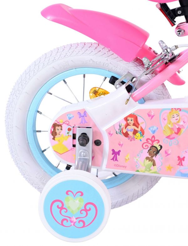 Disney Princess Kinderfiets - Meisjes - 12 inch - Roze - Twee Handremmen