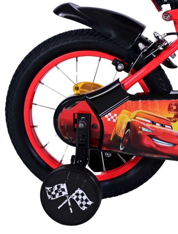 Disney Cars Kinderfiets - Jongens - 14 inch - Rood - Twee handremmen