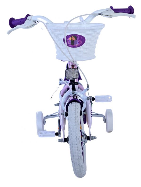 Disney Wish Kinderfiets - Meisjes - 12 inch - Paars - Twee Handremmen