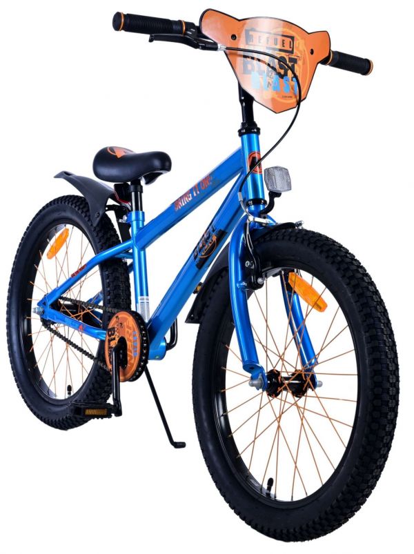 NERF Kinderfiets - Jongens - 20 inch - Satijn Blauw