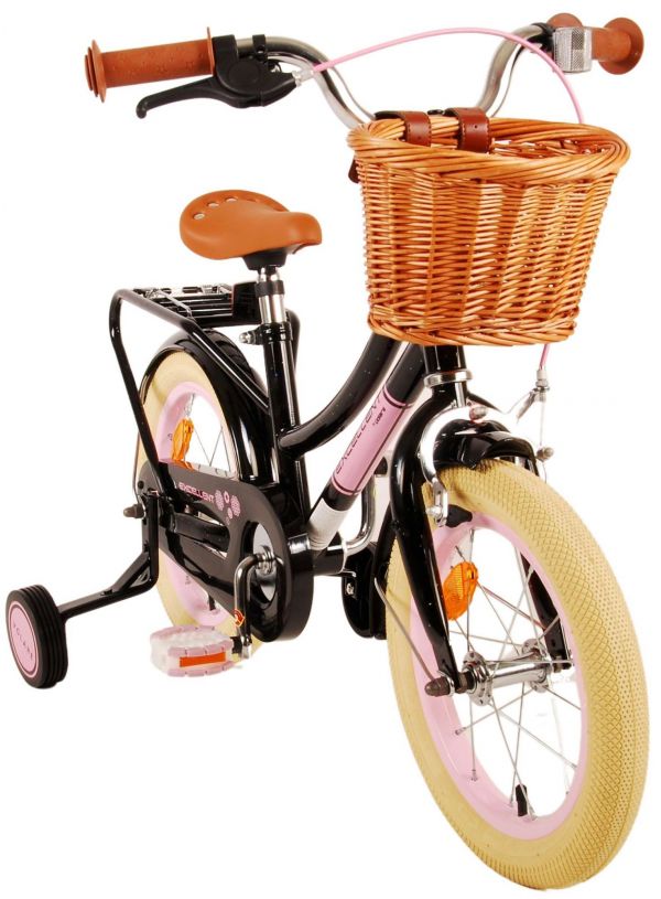 Volare Excellent Kinderfiets - Meisjes - 14 inch - Zwart