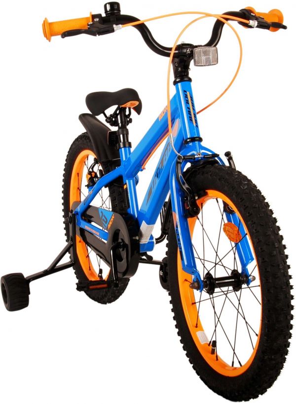 Volare Rocky Kinderfiets - Jongens - 18 inch - Blauw - Twee handremmen