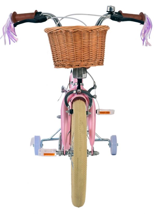 Volare Blossom Kinderfiets - Meisjes - 16 inch - Roze - Twee Handremmen