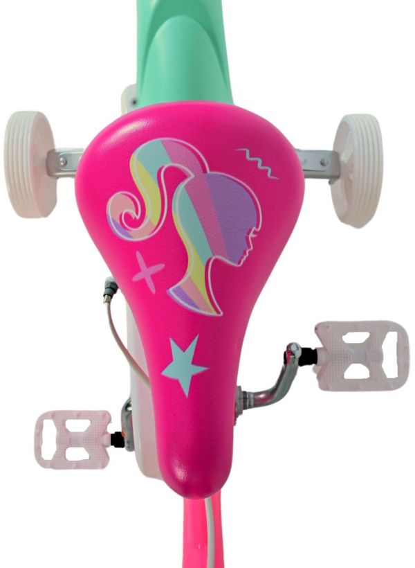 Barbie Kinderfiets - Meisjes - 12 inch - Roze - Twee Handremmen