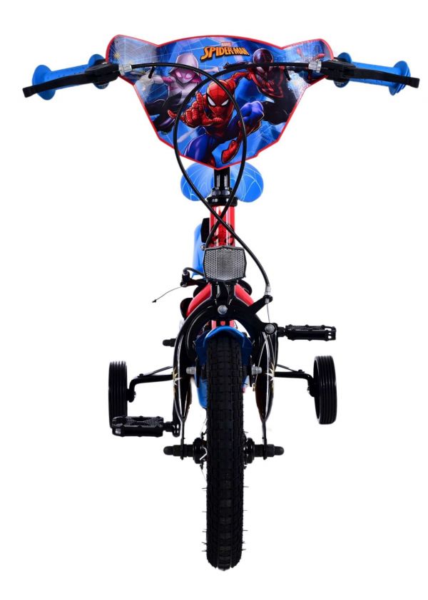 Ultimate Spider-Man Kinderfiets - Jongens - 12 inch - Blauw/Rood - Twee handremmen