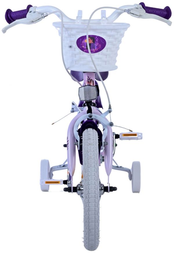 Disney Wish Kinderfiets - Meisjes - 14 inch - Paars - Twee handremmen