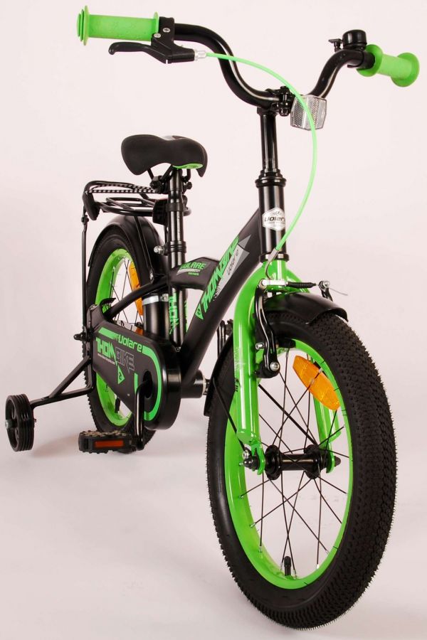 Volare Thombike Kinderfiets - Jongens - 16 inch - Zwart Groen