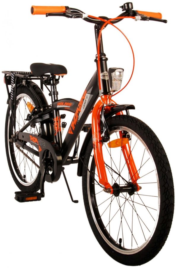 Volare Thombike Kinderfiets - Jongens - 20 inch - Zwart Oranje - Twee Handremmen