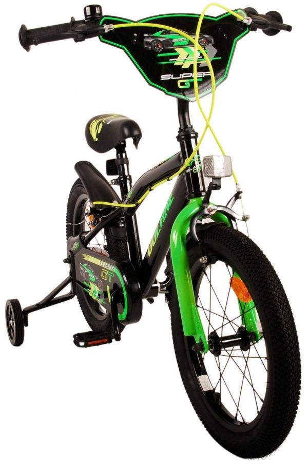 Volare Super GT Kinderfiets - Jongens - 16 inch - Groen - Twee handremmen