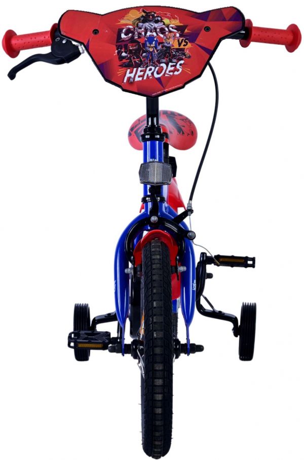 Sonic Prime Kinderfiets - Jongens - 14 inch - Blauw Rood