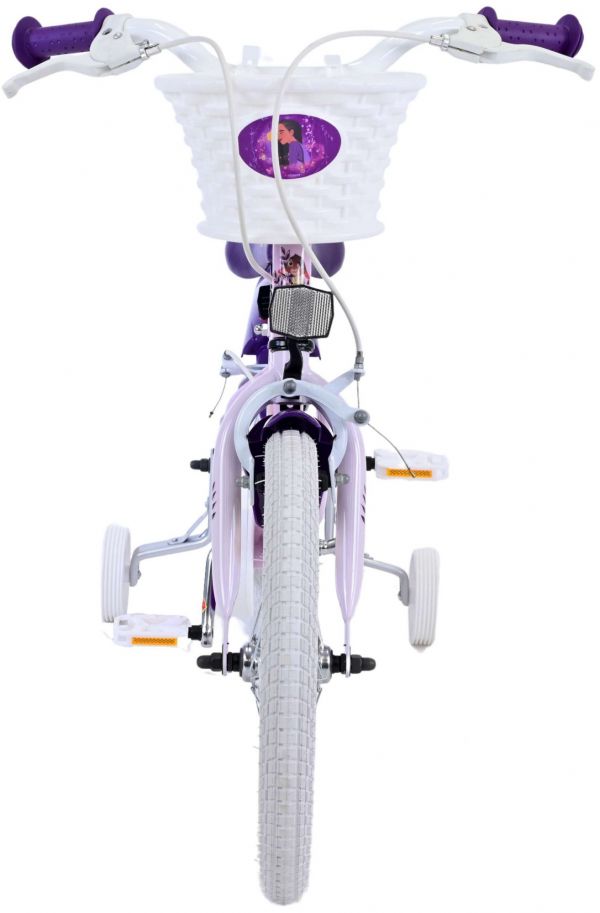 Disney Wish Kinderfiets - Meisjes - 16 inch - Paars - Twee handremmen