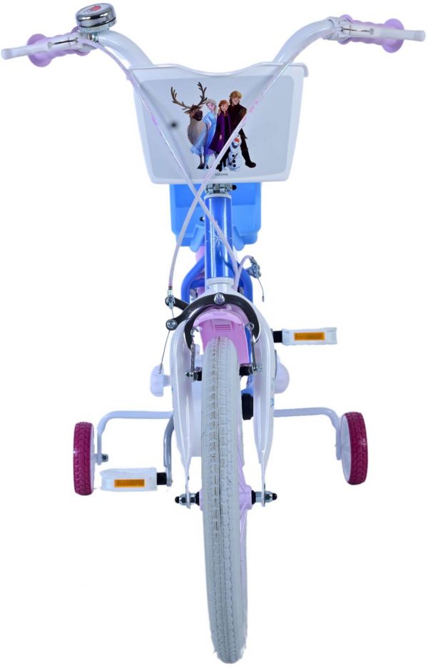 Frozen Kinderfiets - Meisjes - 16 inch - Blauw - Twee handremmen