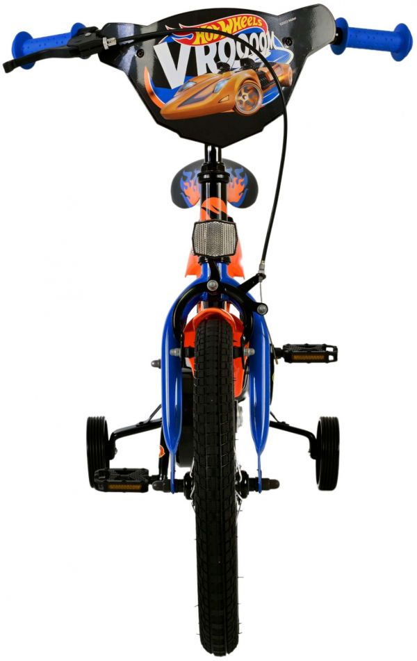 Hot Wheels Kinderfiets - Jongens - 16 inch - Zwart Oranje Blauw