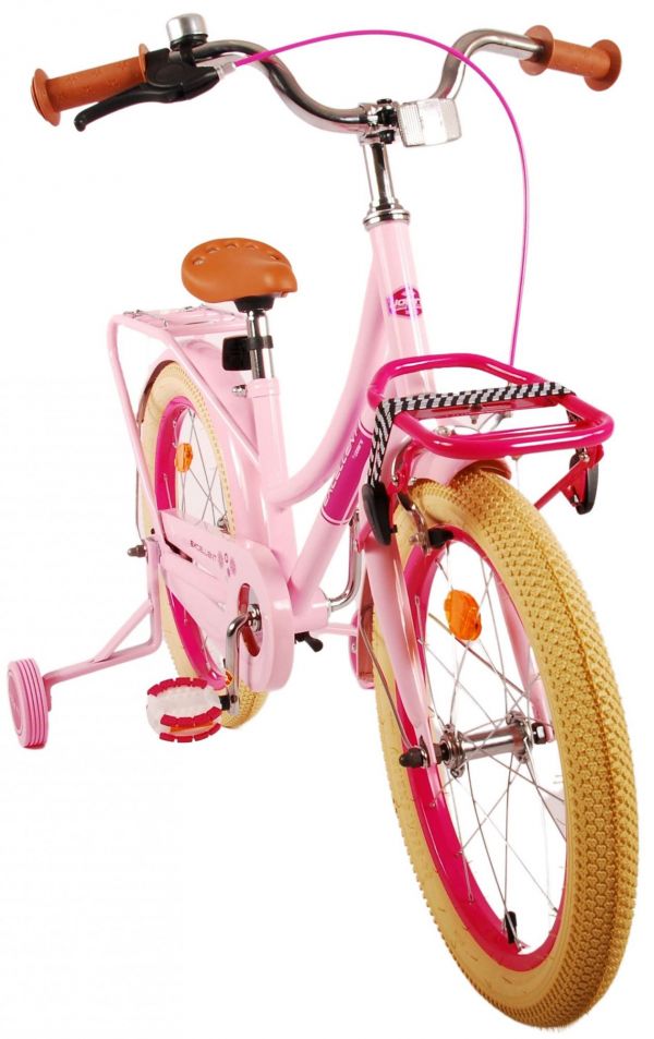 Volare Excellent Kinderfiets - Meisjes -18 inch - Roze - 95% afgemonteerd