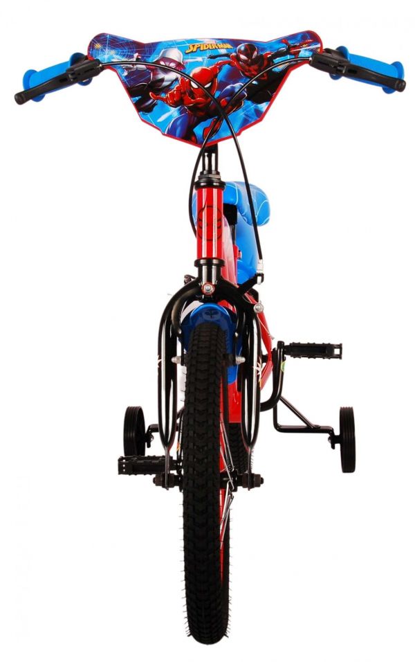 Ultimate Spider-Man Kinderfiets - Jongens - 16 inch - Blauw/Rood - Twee handremmen