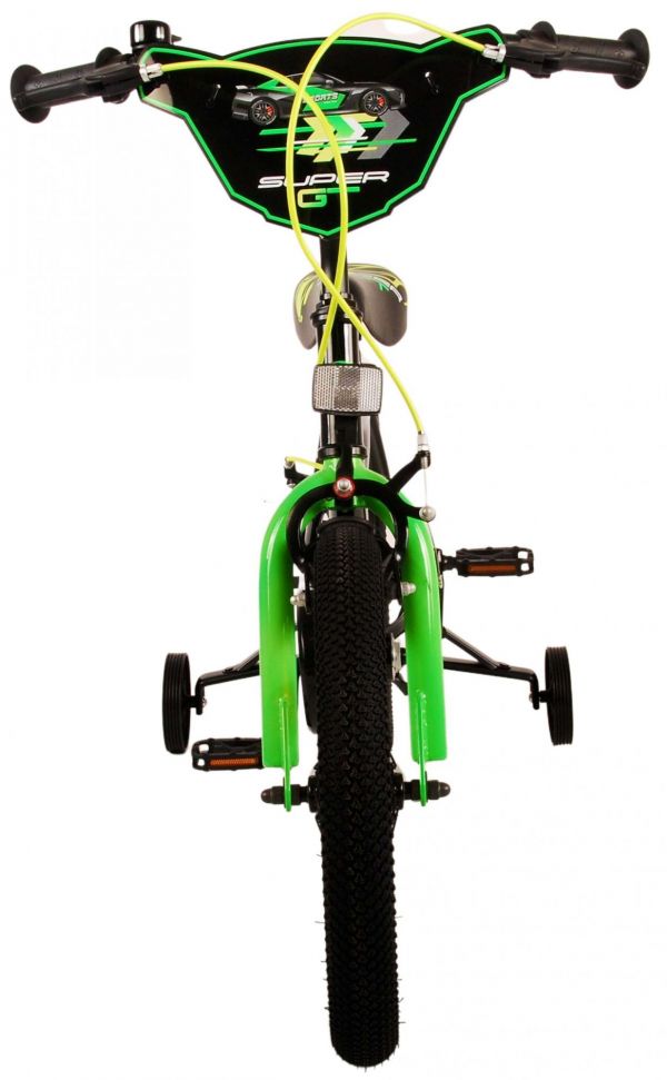 Volare Super GT Kinderfiets - Jongens - 16 inch - Groen - Twee handremmen